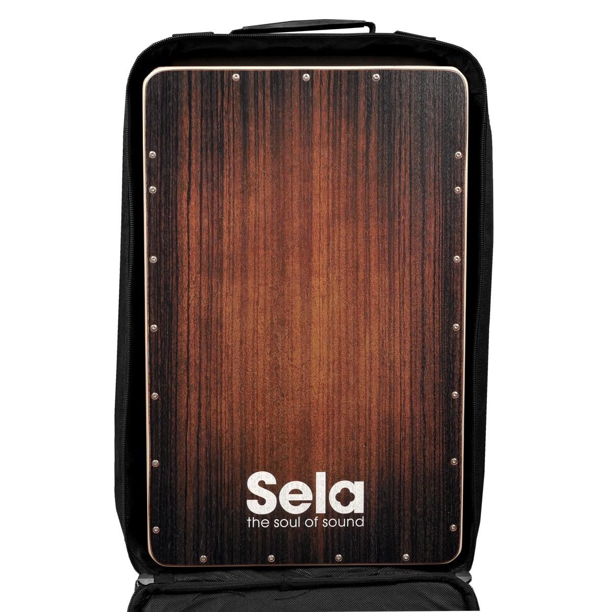 Sela SE 090 Cajon Backpack with Accessory Compartment Suitable for Cajons with Maximum Dimensions 30 x 30 x 50 cm 6 mm Protective Padding