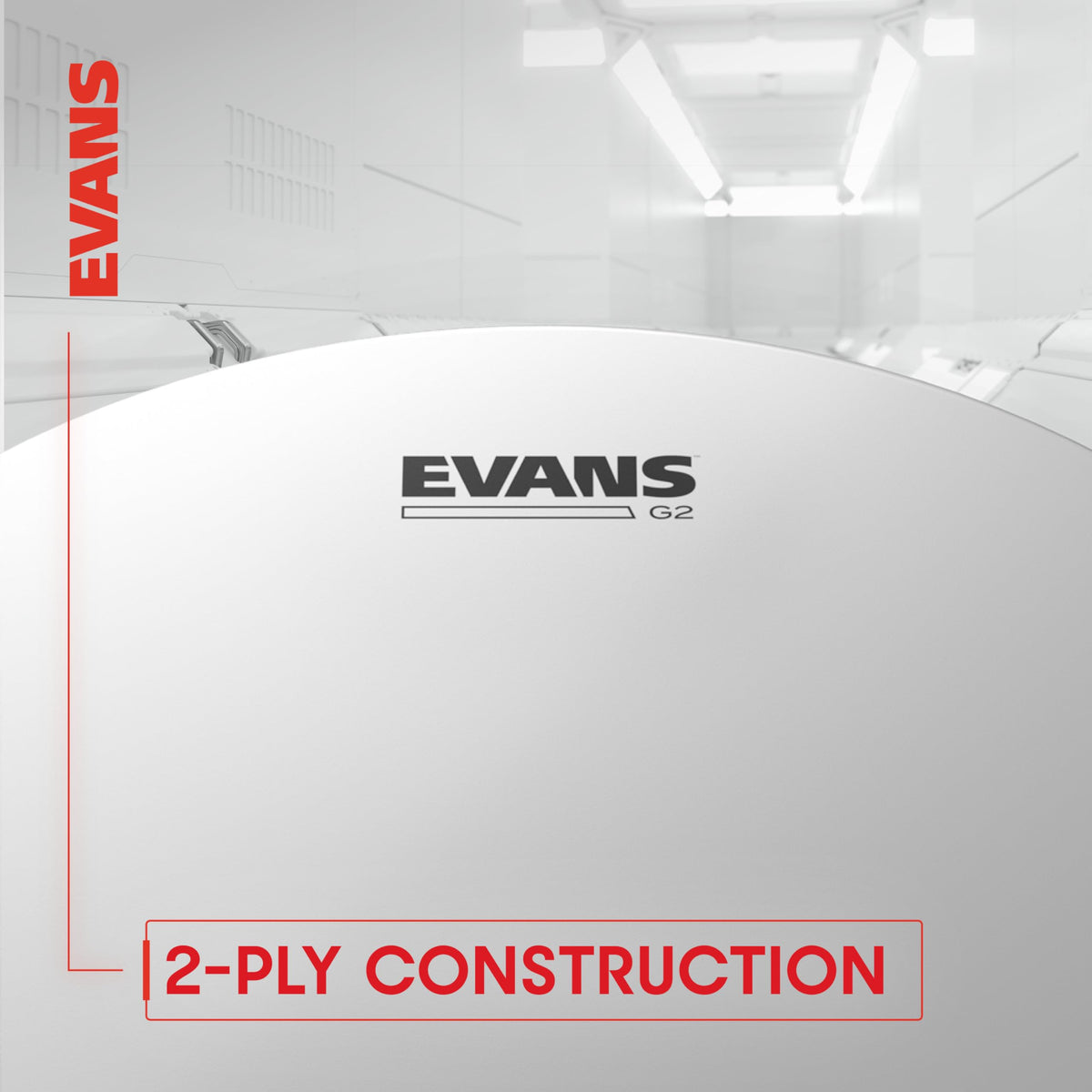 Evans Drum Heads - G2 Coated Tom Drumhead, 8 Inch