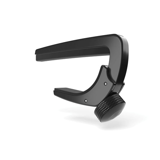 D’Addario Guitar Capo – NS Lite Classical - Ultralight for 6 String Classical Acoustic Guitars with Nylon Strings - Micrometer Tension Adjustment - Black