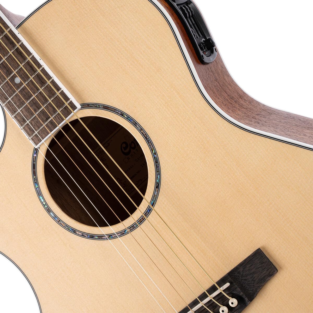 Cort GAMEDXOP Grand Regal Acoustic Electric Cutaway Guitar. Open Pore