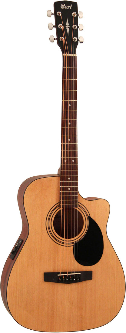 Cort Acoustic Guitar AF515CE Concert Size with Cutaway Open Pore Finish