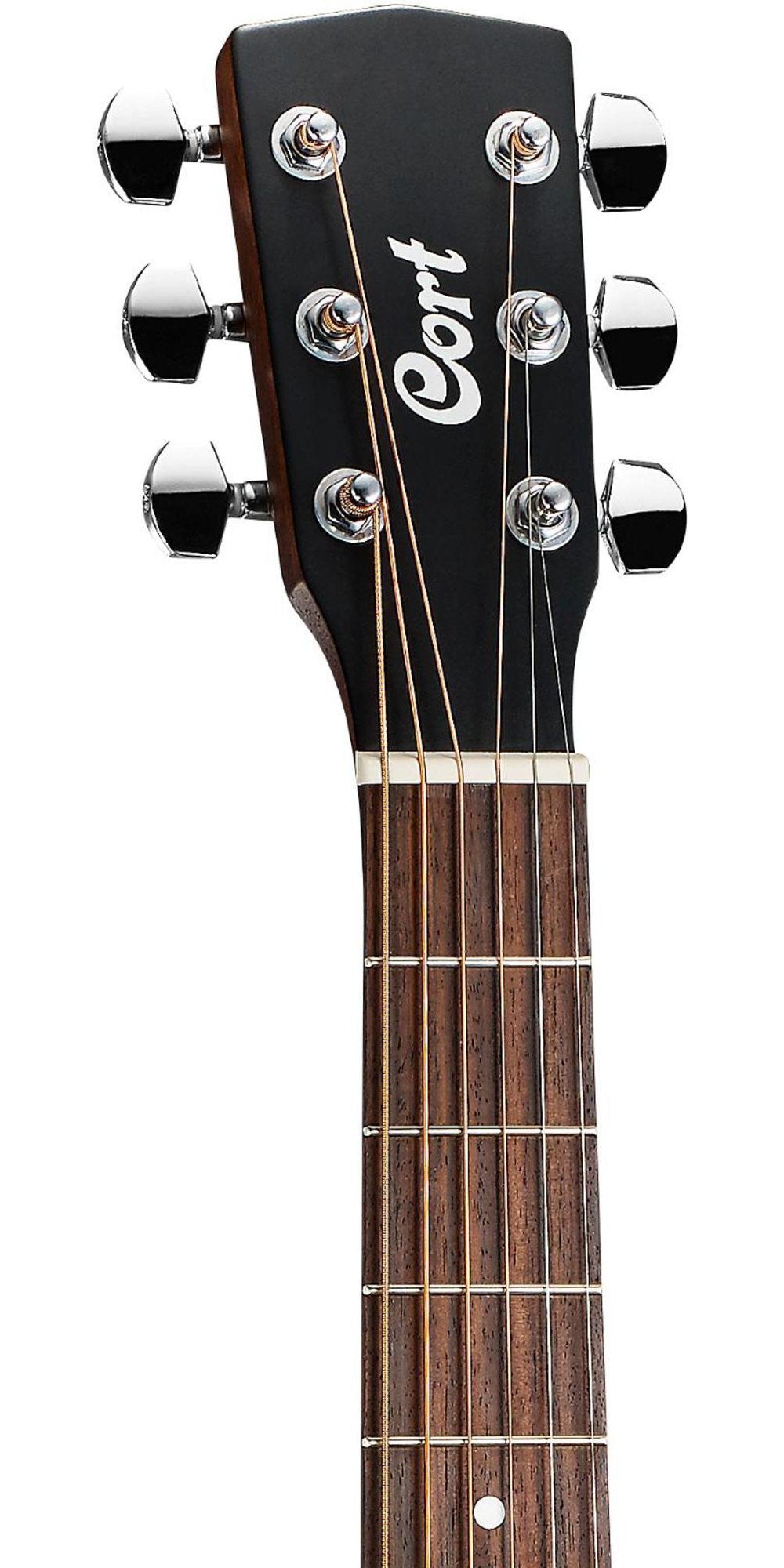 Cort 6 String Acoustic Guitar, Right, Open Pore Mahogany, 3/4 (ADMINIMOP-A)