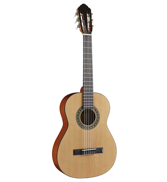 Austin Guitars Classical 6 String Acoustic Bass Guitar, Right (AC340N)