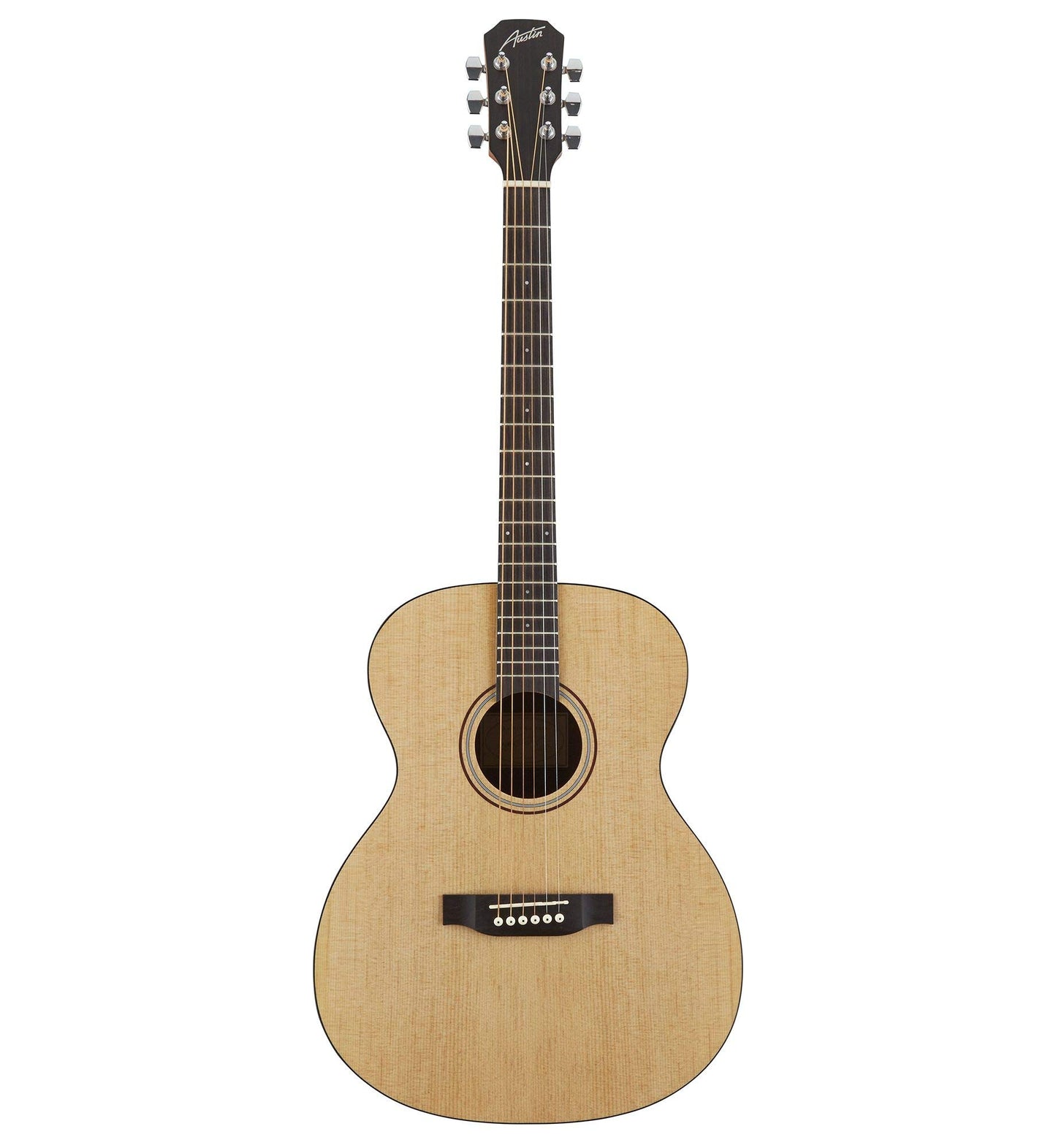 Austin Guitars 6 String Acoustic Bass Guitar, Right (AA25OS)