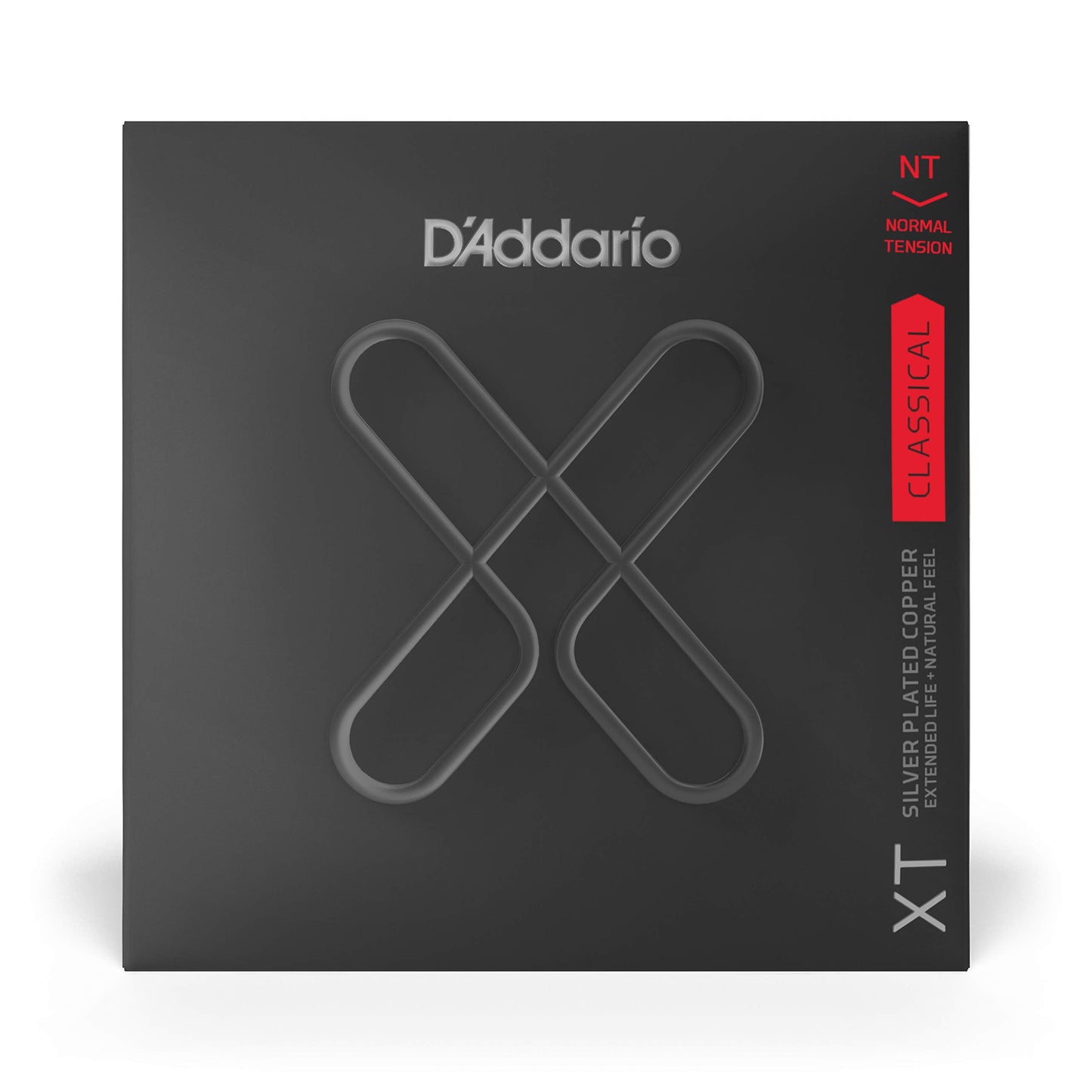 D'Addario XT Silver Plated Copper Classical Guitar Strings Medium Tension (XTC45)
