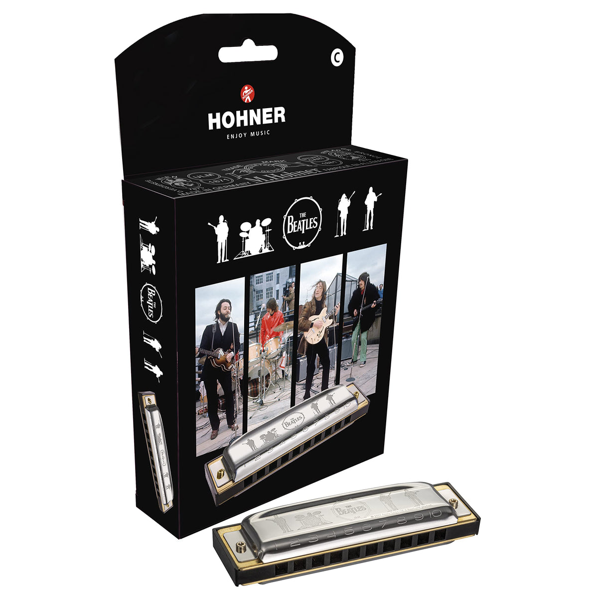 HOHNER M196001x The Beatles Harmonica Key of C, blue