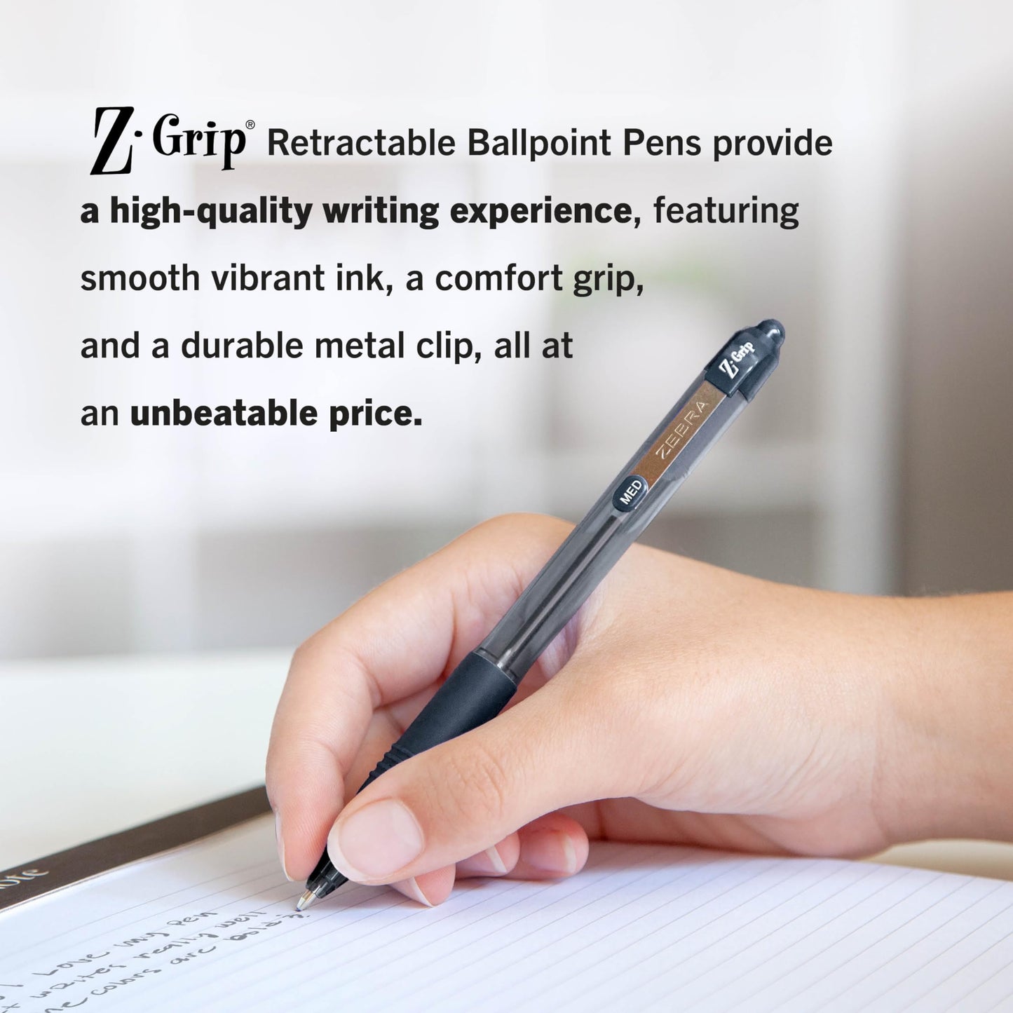 Zebra Pen Z-Grip Retractable Ballpoint Pen