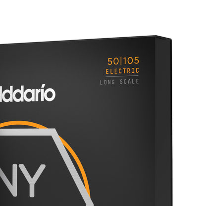 D'Addario NYXL50105 Nickel Wound Bass Guitar Strings, Medium, 50-105, Long Scale