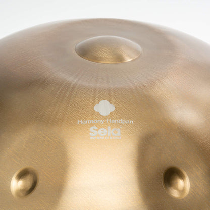 sela Harmony Handpan F Sharp Romanian Hijaz Stainless Steel with Bag (F#3, D4, F4, F#4, G#4, A4, C5, C#5) Percussion Effect (SE203)