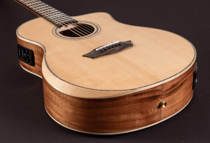 Washburn Bella Tono 6 String Acoustic-Electric Guitar, Right, Gloss Natural (BTSC56SCE-D)