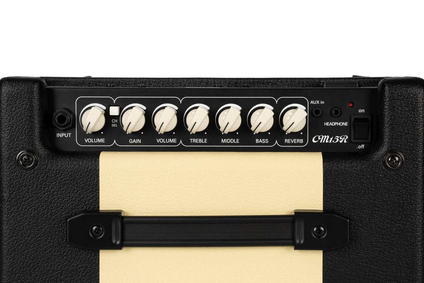 Cort CM15R-BK 15 Watt 1 x 8 Combo Guitar/Bass Amplifier, Black