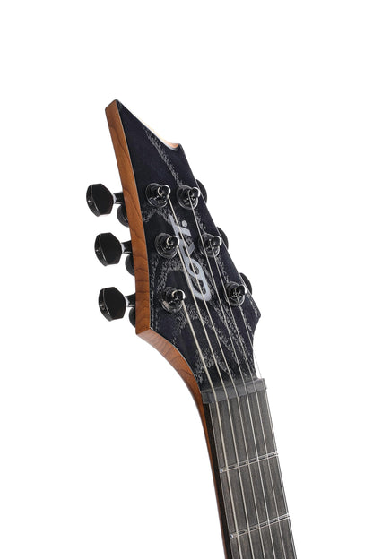Cort KX Series 700 Evertune Electric Guitar, Open Pore Black