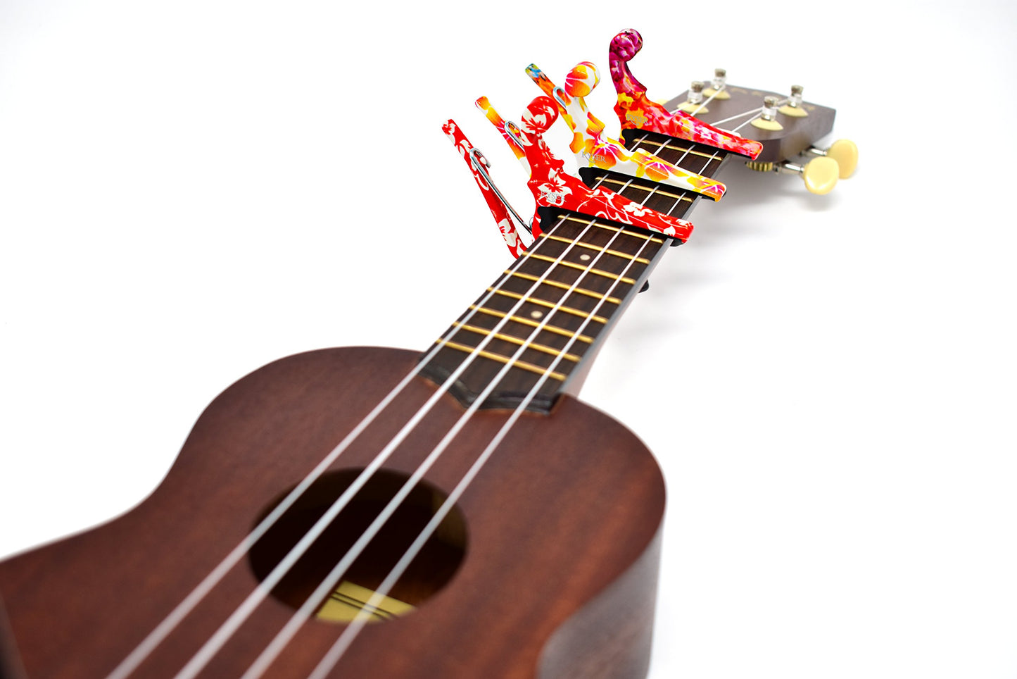 Kyser Musical Products Quick-Change Ukulele Capo - For Ukuleles, Made in USA, Quality, Strong, Lightweight, Quick & Easy Key Changes, Innovative, Portable, Perfect Fit for Ukes