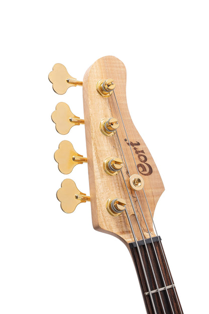 Cort, 4-String Bass Guitar, Right, Natural Glossy, Full (RITHIMICNAT)
