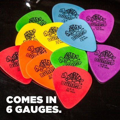 Jim Dunlop StandardDunlop 50mm Red Guitar Pick Tortex Standard 12 Pack (418P.50)