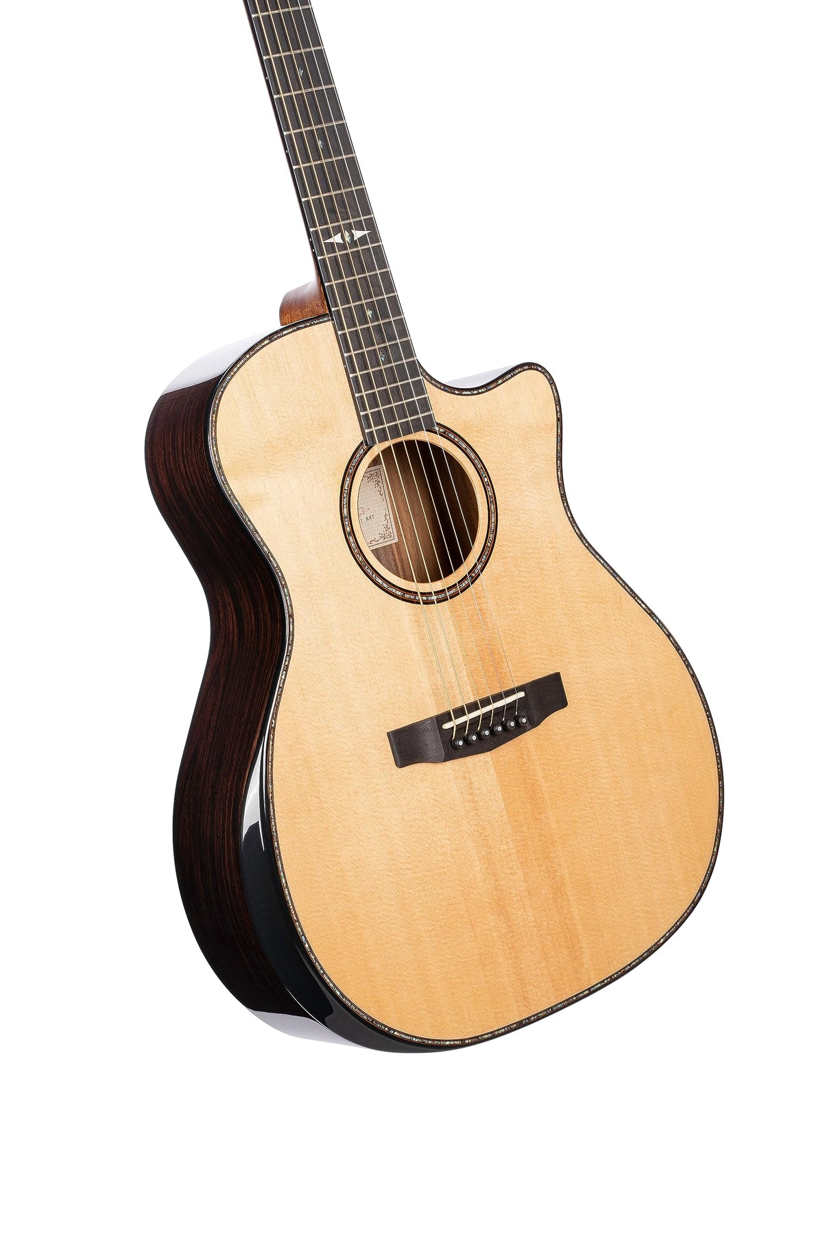 Cort Grand Regal Series Acoustic-Electric Guitar, Natural Glossy (GAPFBEVELNAT)
