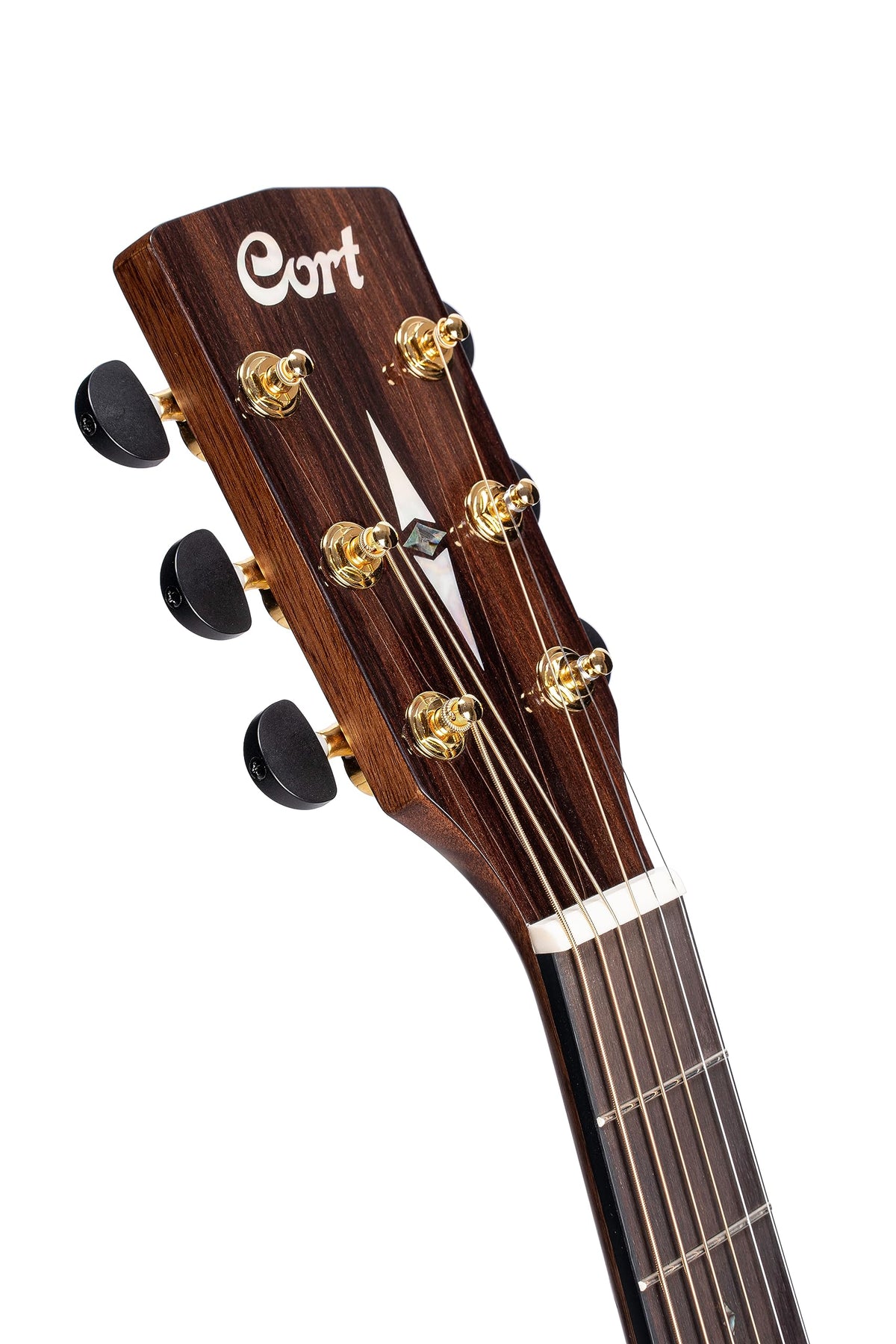 Cort Grand Regal Series Acoustic-Electric Guitar, Natural Glossy (GAPFBEVELNAT)