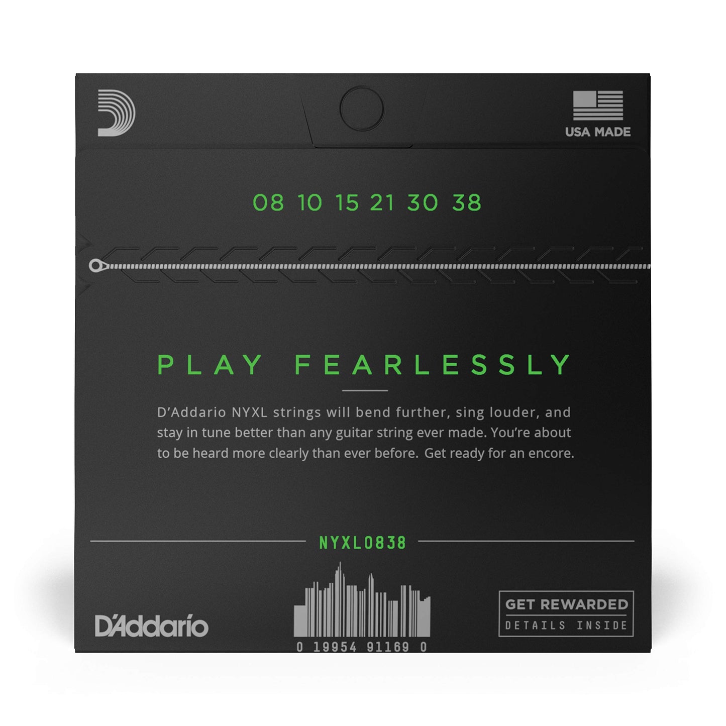 D’Addario NYXL0838 Nickel Plated Electric Guitar Strings,Extra Super Ligh