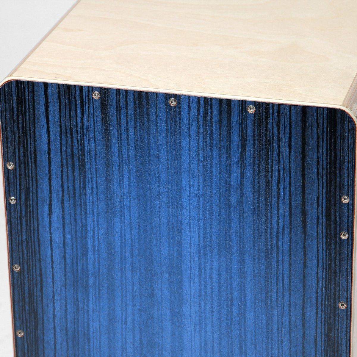 Sela SE 052 Varios Blue Snare Cajon mit Sela Snare System, geeignet für Anfänger und Fortgeschrittene, Made in Germany