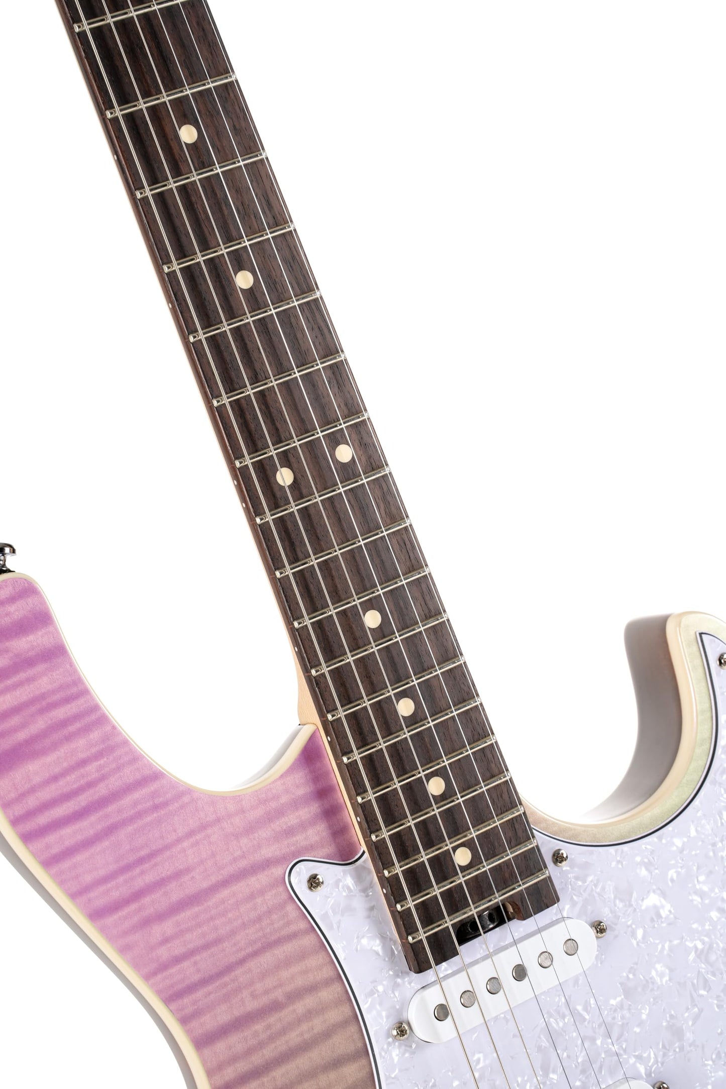 Cort G280 Select 6-String Electric Guitar Transparent Chameleon Purple