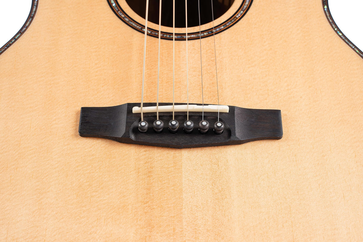 Cort Grand Regal Series Acoustic-Electric Guitar, Natural Glossy (GAPFBEVELNAT)
