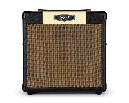 Cort CM15R-BK 15 Watt 1 x 8 Combo Guitar/Bass Amplifier, Black