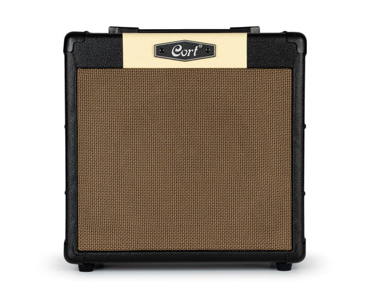 Cort CM15R-BK 15 Watt 1 x 8 Combo Guitar/Bass Amplifier, Black