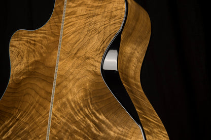 Cort 6 String Acoustic-Electric Guitar, Right, Natural Glossy, Full (GOLDEDGENAT)