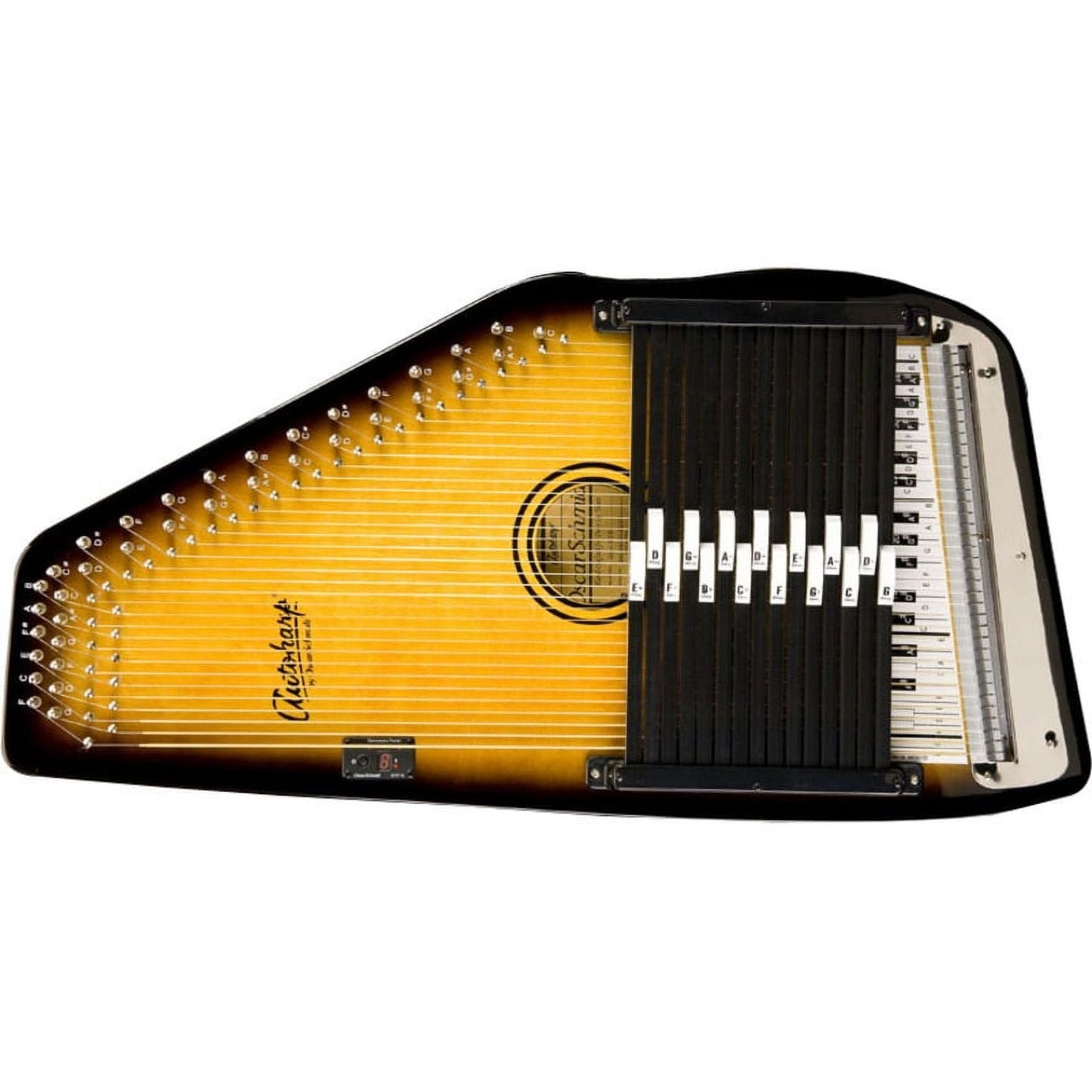 Oscar Schmidt OS15B 15-Chord Autoharp - Handcrafted Tobacco Sunburst