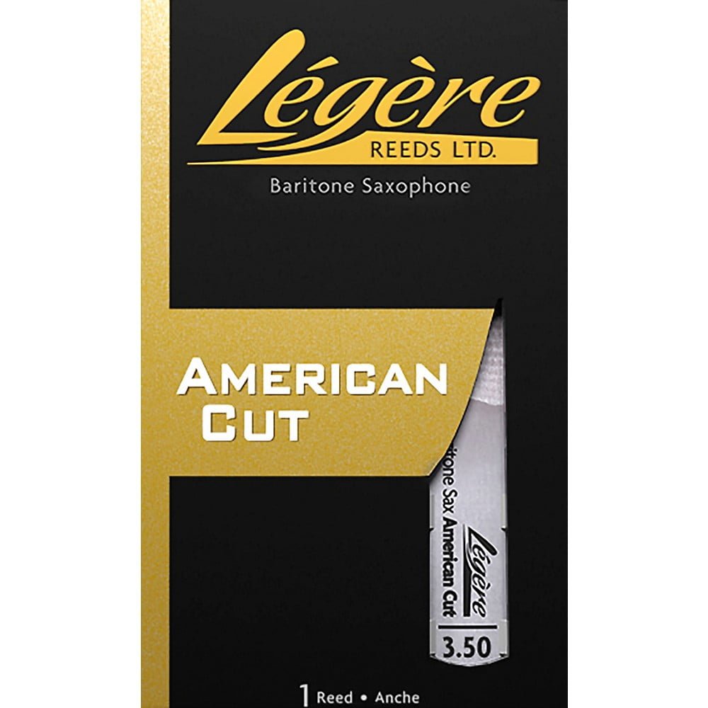Legere Baritone Saxophone Reed, American Cut, Strength 3.50