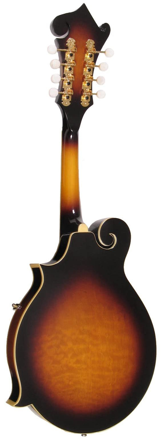Oscar Schmidt OM40LH Left Handed F-Style Mandolin, Tobacco Sunburst Lefty