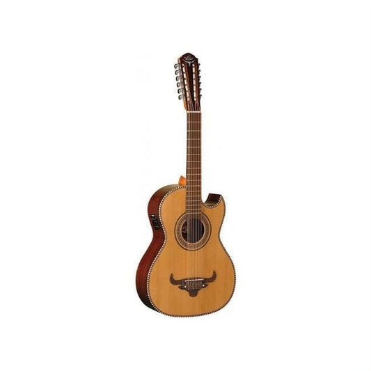 Oscar Schmidt OH52SE-O-U Solid Top Latin Instrument Acoustic Electric Bajo Sexto